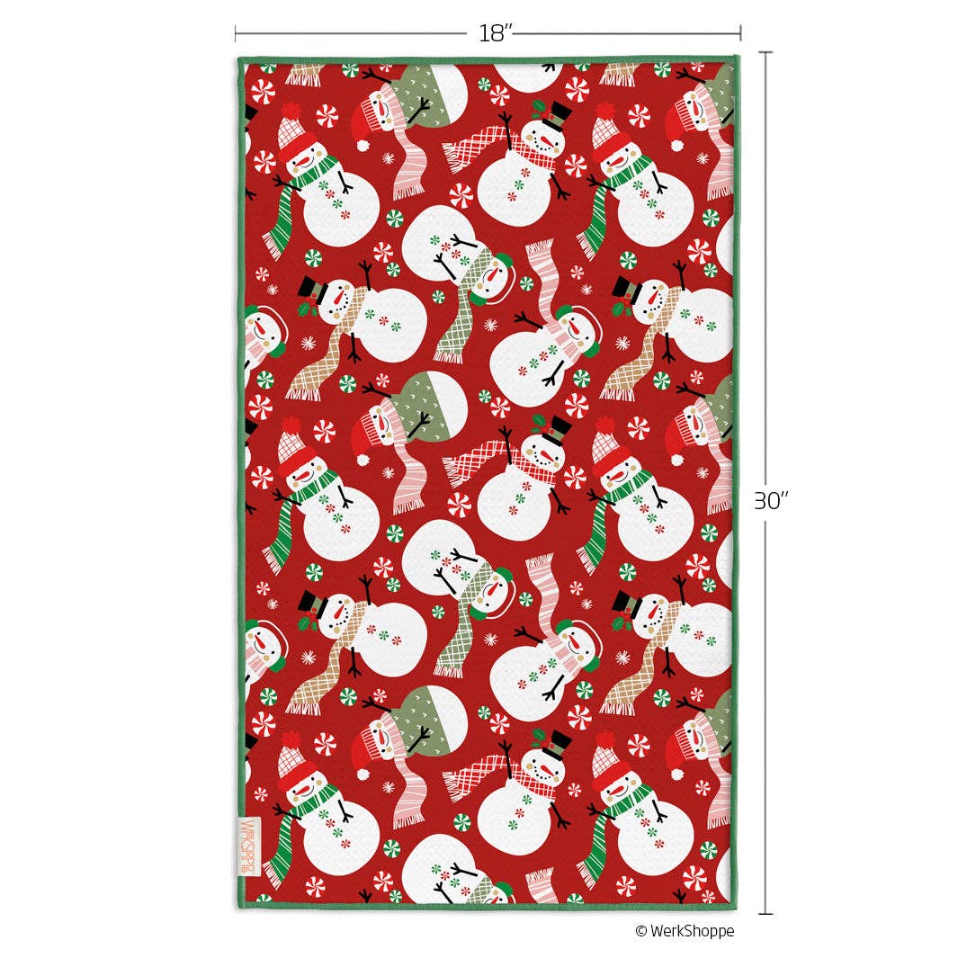 Christmas Microfiber Kitchen Towel – Peppermint Party