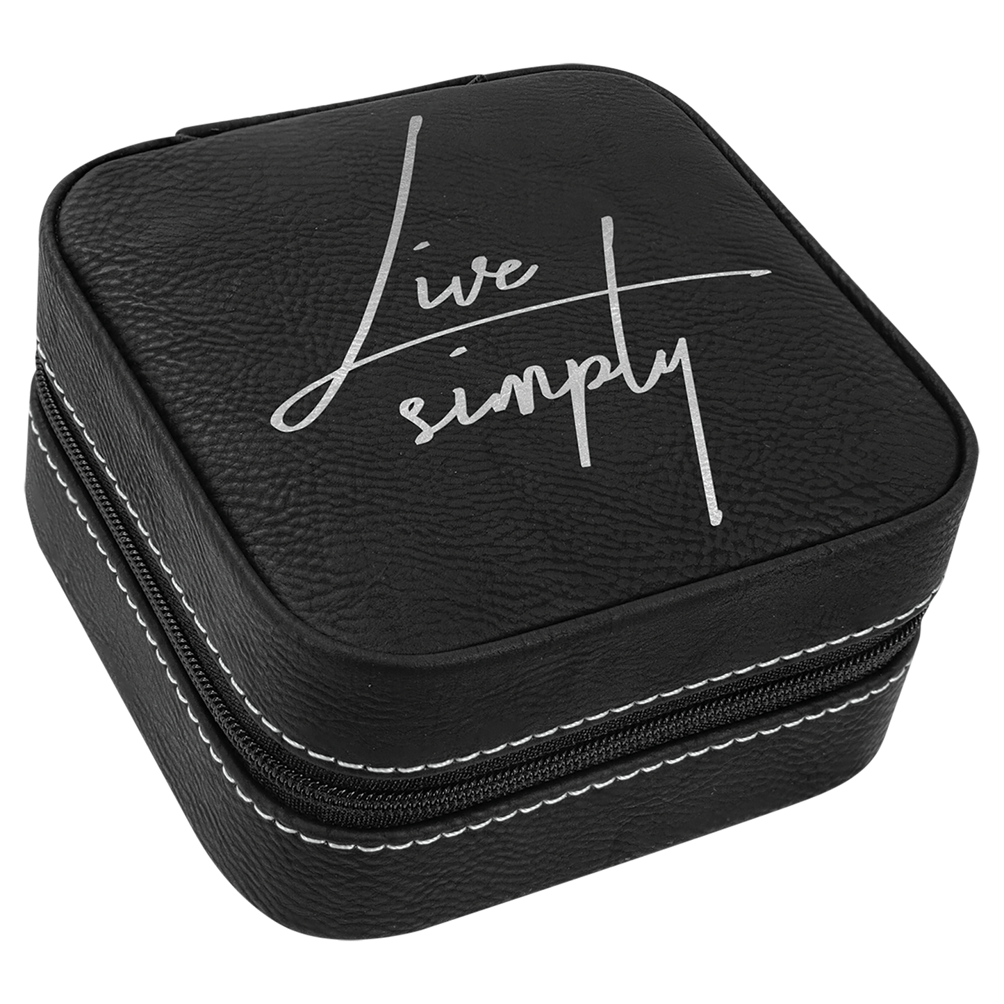 Leatherette Travel Jewelry Box {Grow from within}
