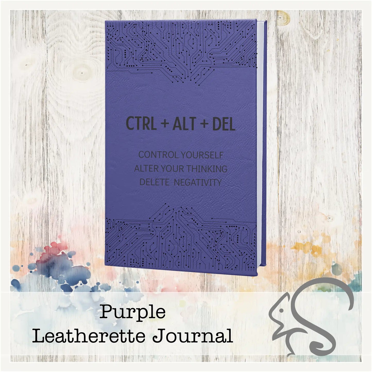 Leatherette Journal {CTRL + ALT + DEL}