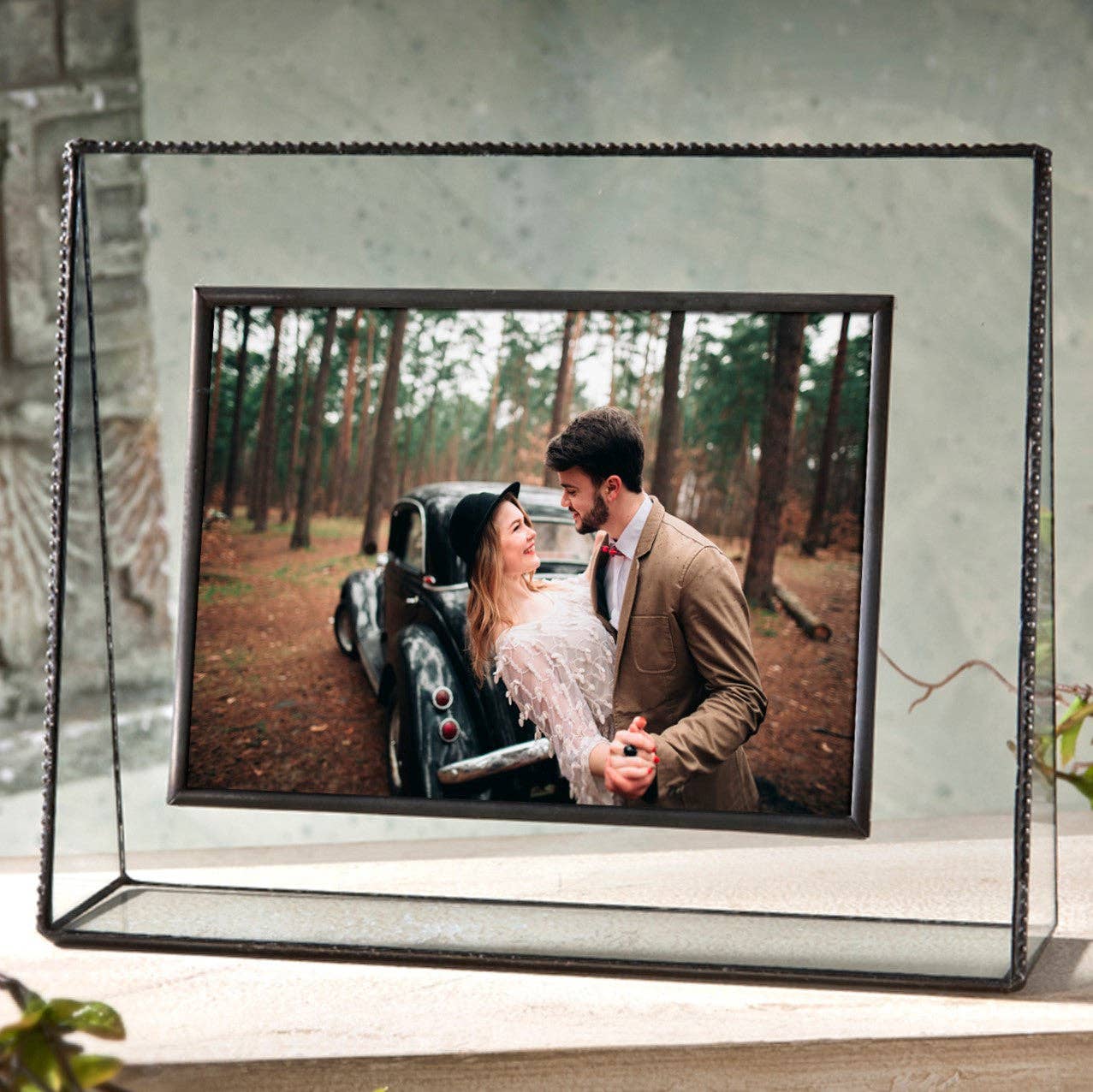 Clear Glass with Beaded Edge Frame Series