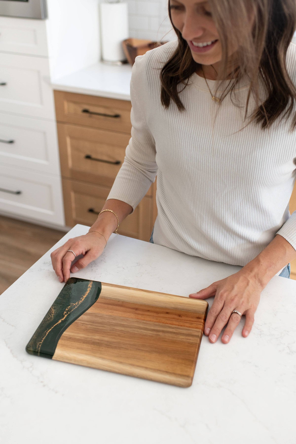 Personalized Wood Resin Date Night Cheese Charcuterie Board - NO TARIFFS! – custom engraved by Silver Squirrel Engraving & Gifts
