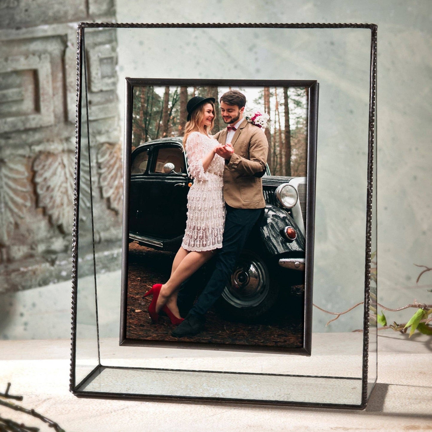 Clear Glass with Beaded Edge Frame Series