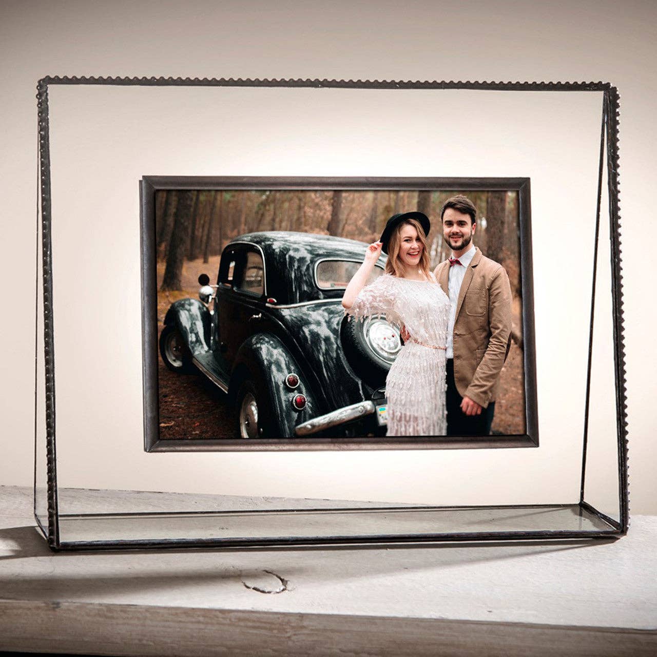 Clear Glass with Beaded Edge Frame Series