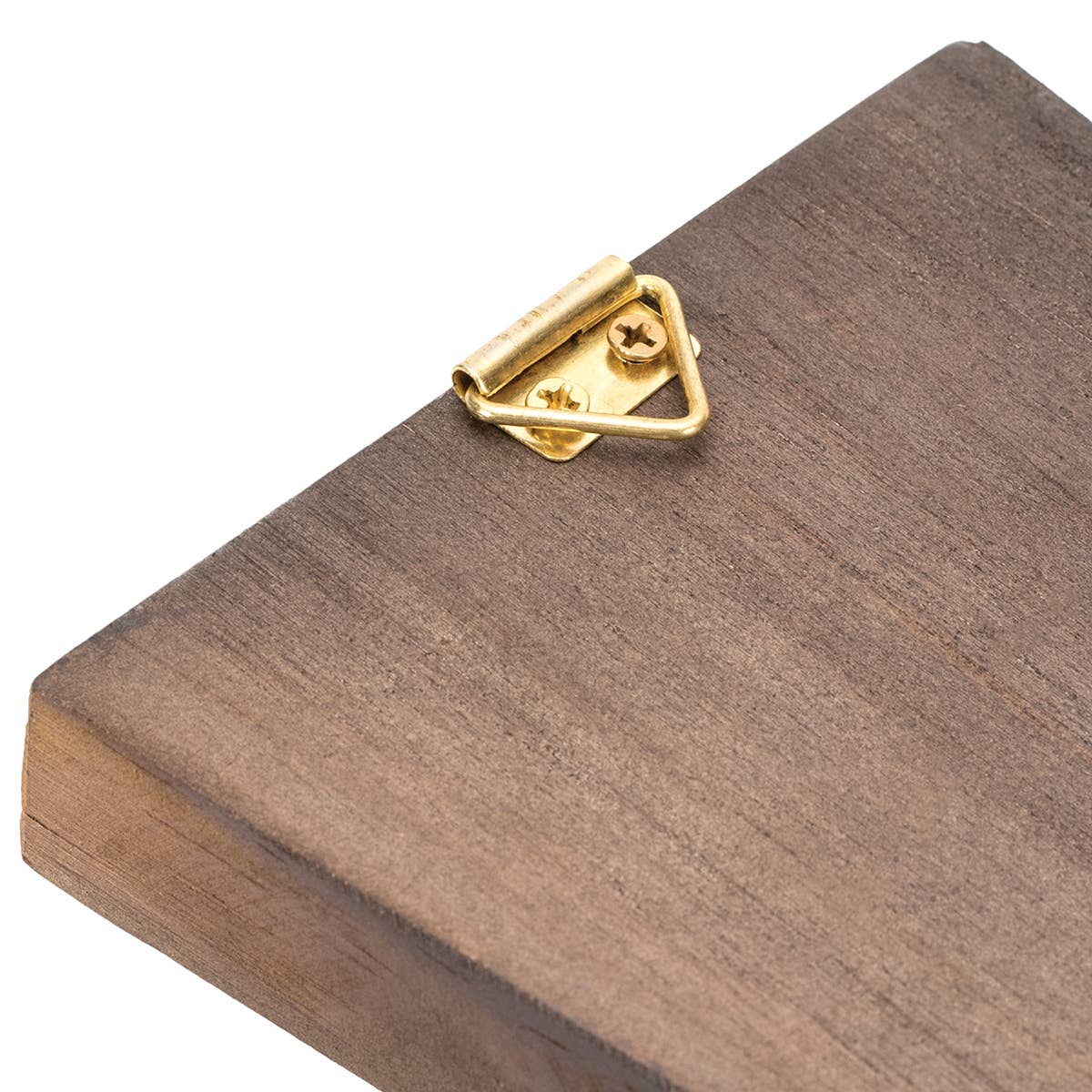 Layered Wood & Metal Heart Cross