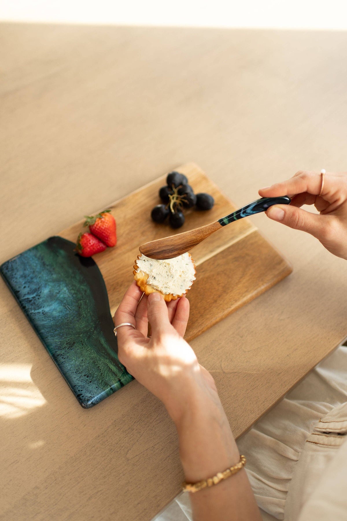Personalized NEW!!! Acacia Cheese Spreader (NO TARIFFS) – custom engraved by Silver Squirrel Engraving & Gifts