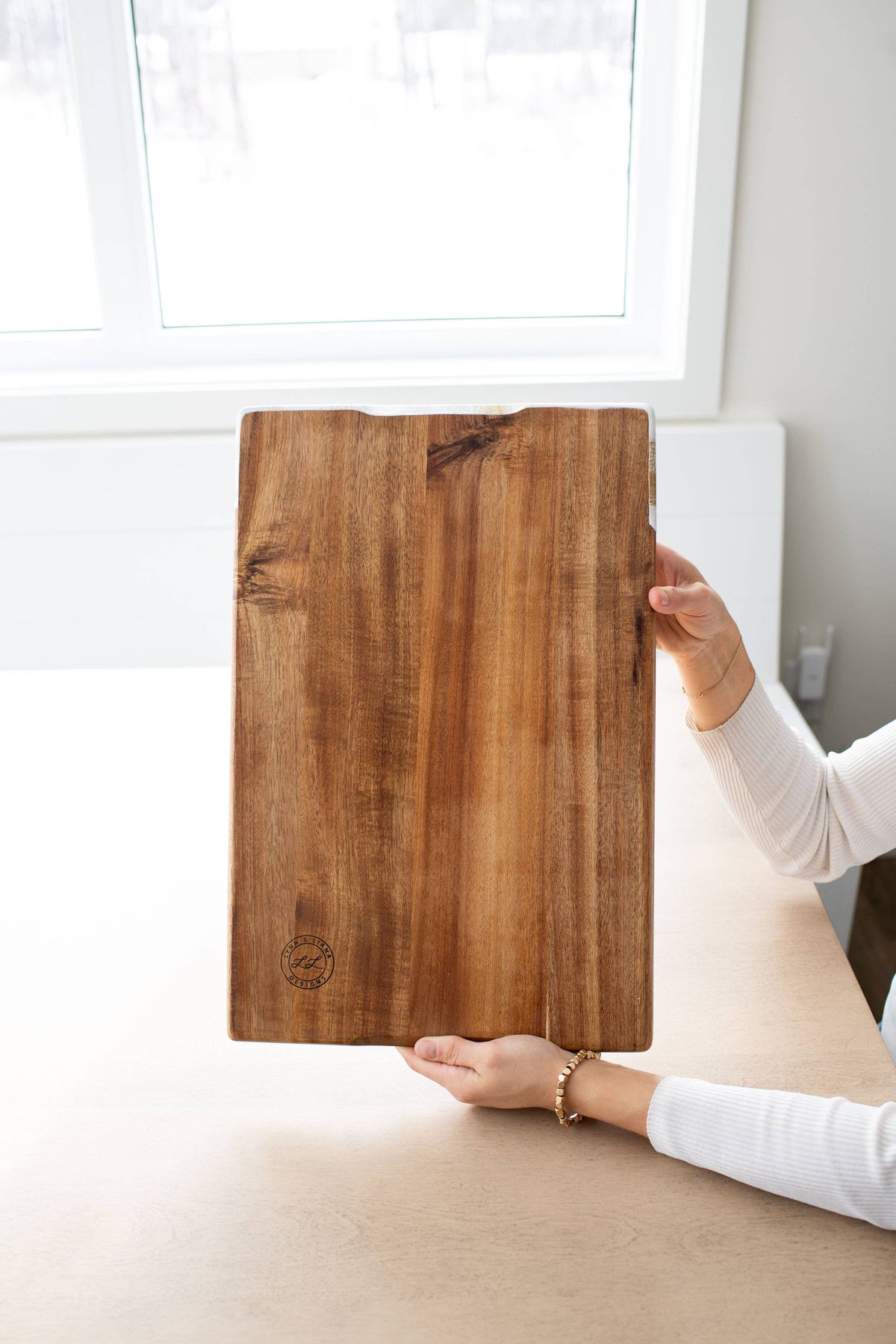 Personalized Resin Charcuterie Board - Breadboard 12"x18" - NO TARIFFS! – custom engraved by Silver Squirrel Engraving & Gifts