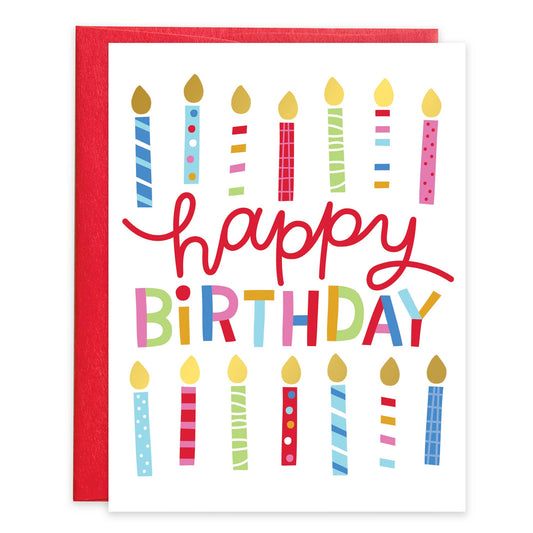 Birthday Greeting Card - Bday Candles