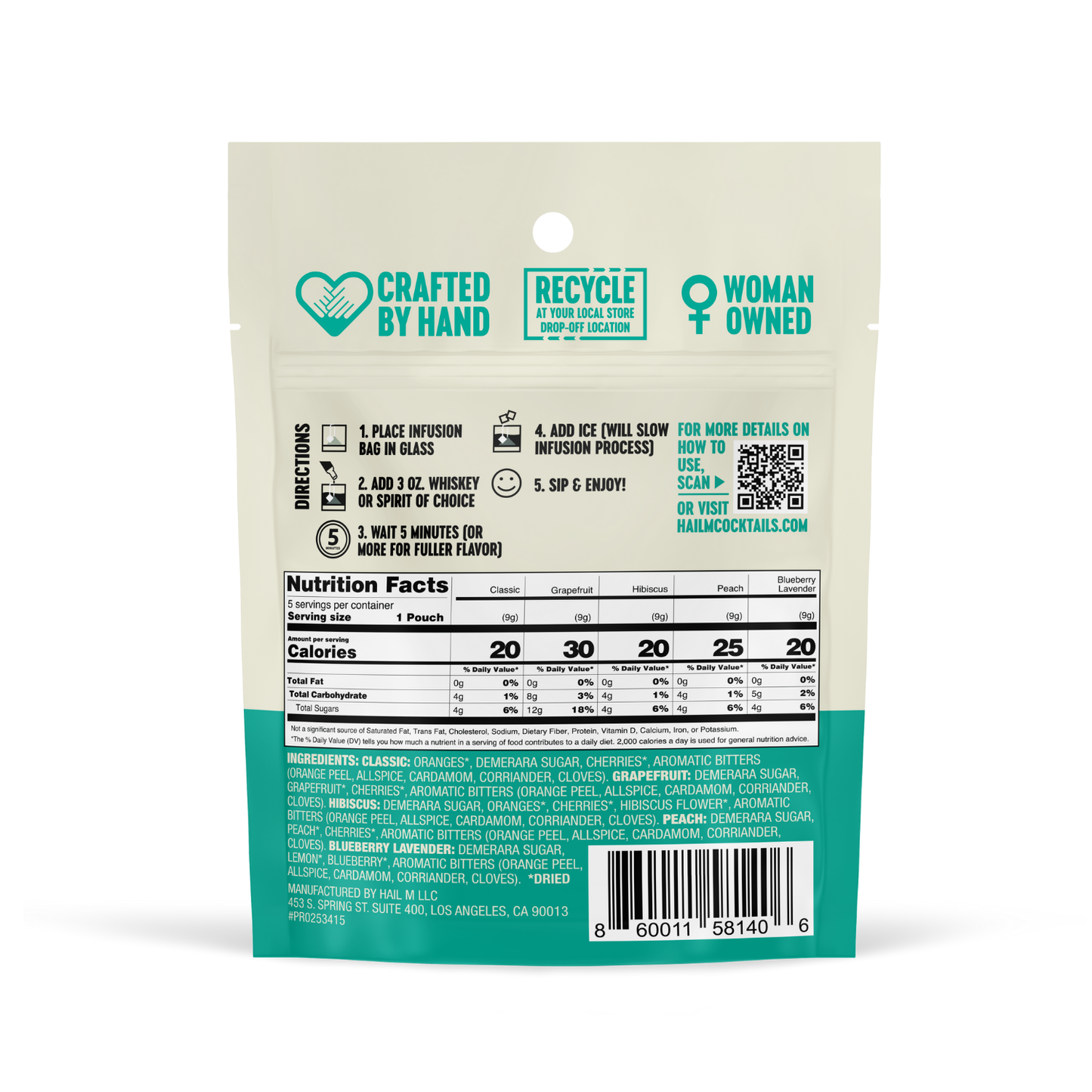 Old Fashioned Sampler Infusion Kits | 5-Flavor Variety Pack