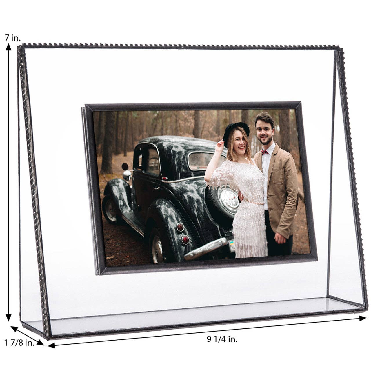 Clear Glass with Beaded Edge Frame Series