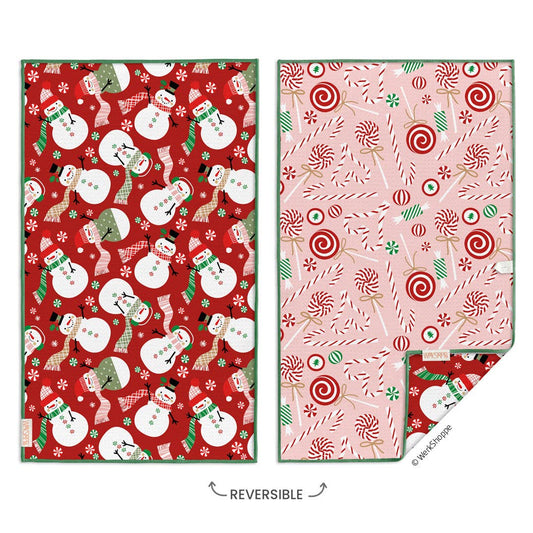 Christmas Microfiber Kitchen Towel – Peppermint Party