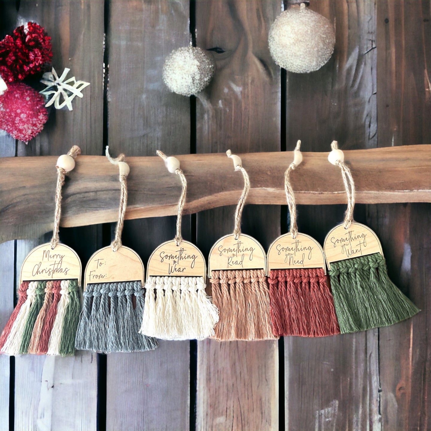 Macrame Packaging Ornaments {Something you.....}