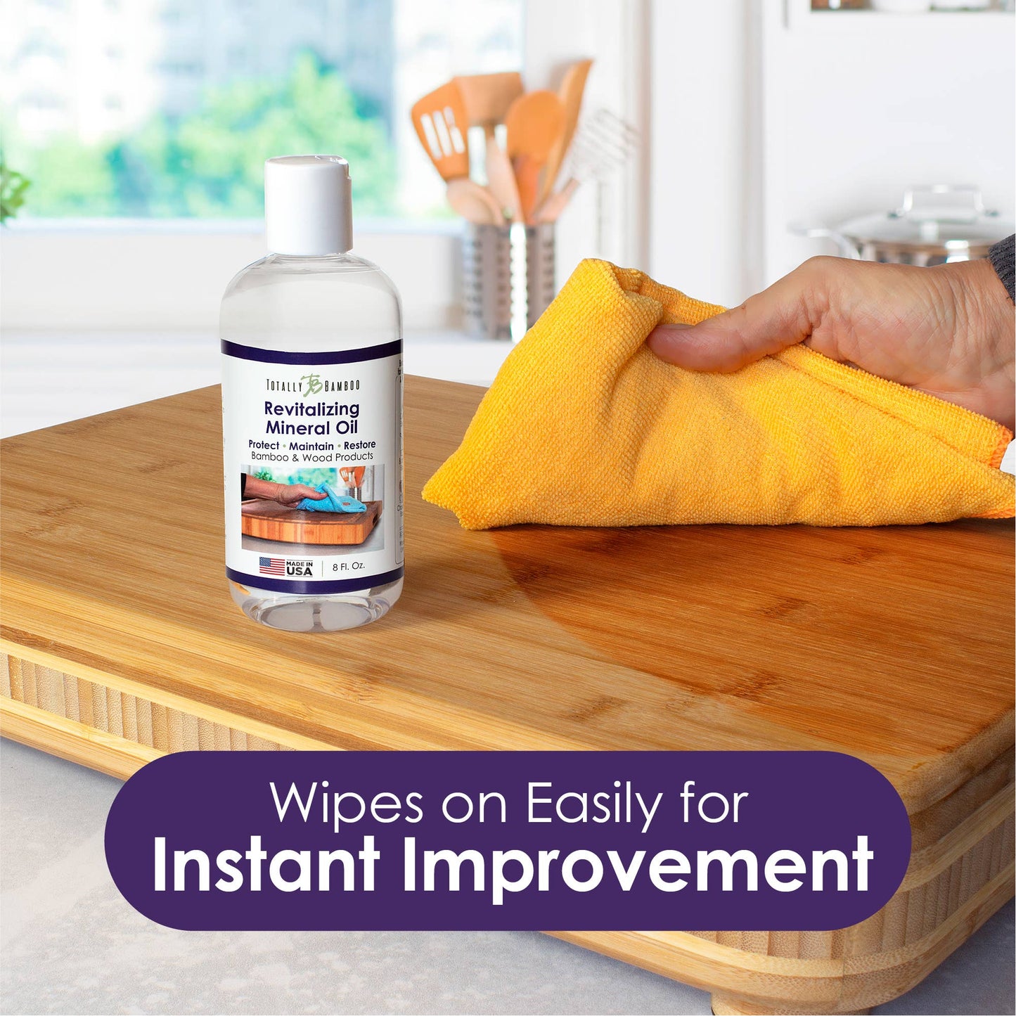 Revitalizing Mineral Oil for Cutting Boards, 8 Oz.