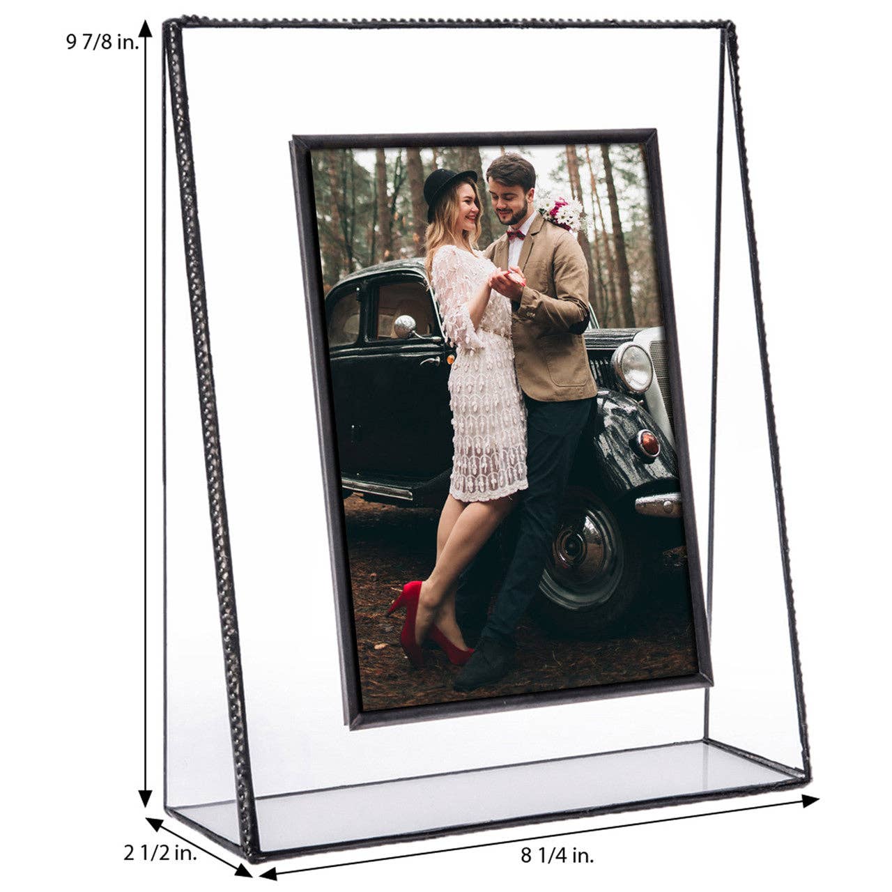 Clear Glass with Beaded Edge Frame Series