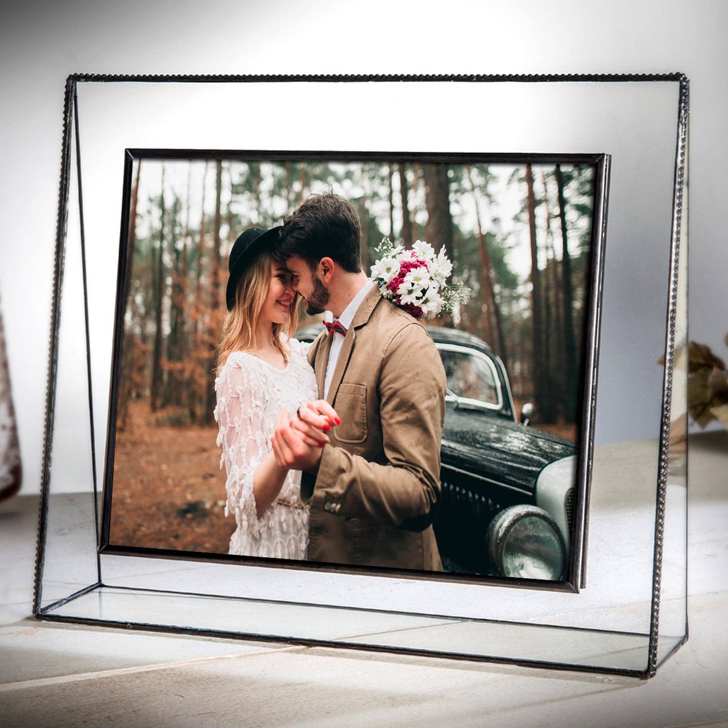 Clear Glass with Beaded Edge Frame Series