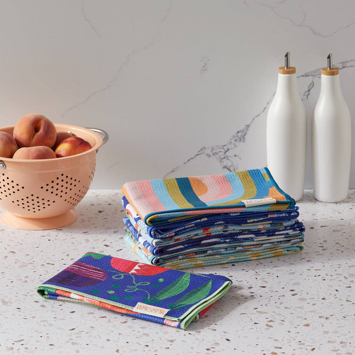 Reversible Microfiber Kitchen Towel – Vintage Glass
