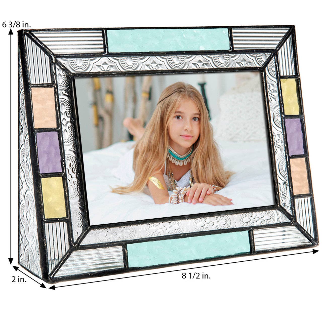 Pastel Multi Colored Glass Frame Series