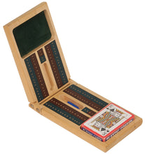 Load image into Gallery viewer, Wooden Cribbage Game Gift Set