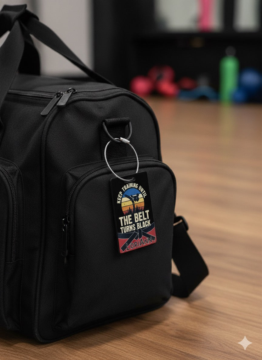 Custom Martial Arts Bag Tag