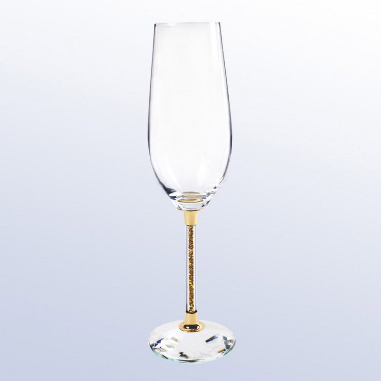 Gold Champagne Flute Set