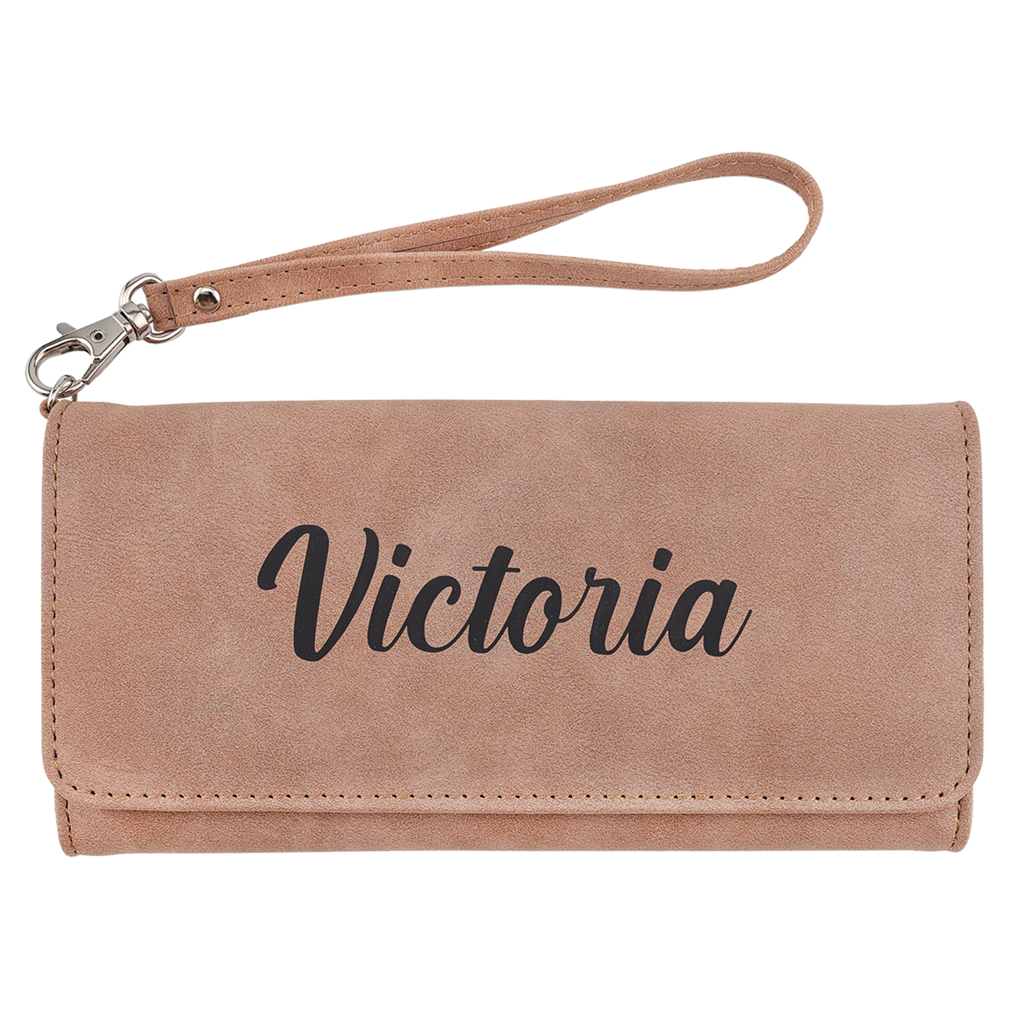 Laserable Leatherette Wallet with Strap | Creekside Collection