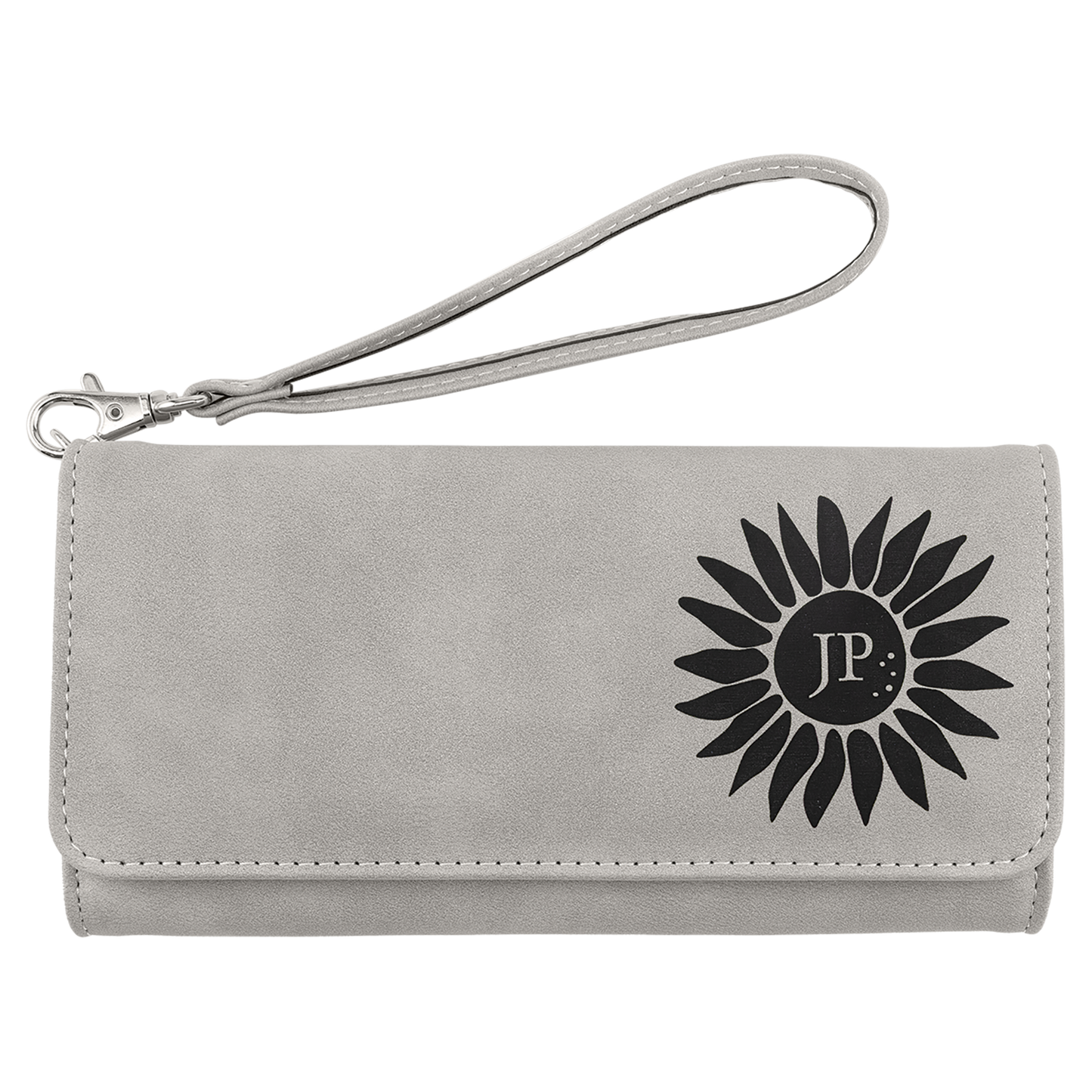 Laserable Leatherette Wallet with Strap | Creekside Collection