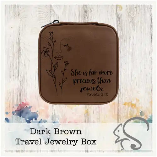 Leatherette Travel Jewelry Box {More Precious than Jewels}