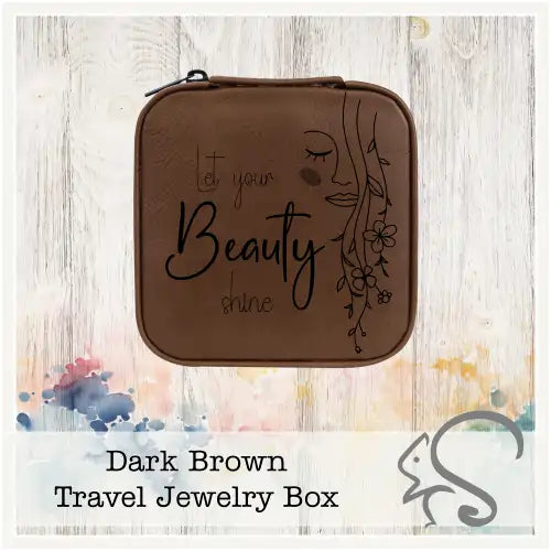 Leatherette Travel Jewelry Box {Let your Beauty shine}