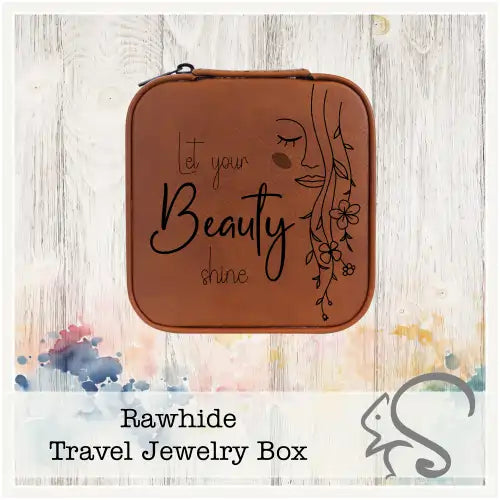 Leatherette Travel Jewelry Box {Let your Beauty shine}