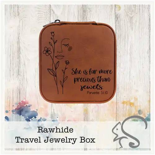 Leatherette Travel Jewelry Box {More Precious than Jewels}