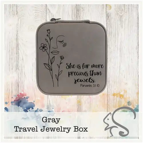 Leatherette Travel Jewelry Box {More Precious than Jewels}