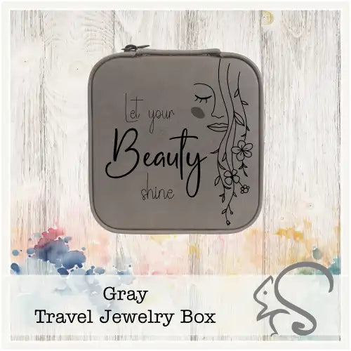 Leatherette Travel Jewelry Box {Let your Beauty shine}
