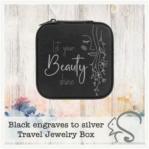 Leatherette Travel Jewelry Box {Let your Beauty shine}