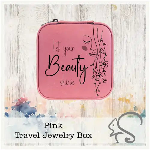 Leatherette Travel Jewelry Box {Let your Beauty shine}
