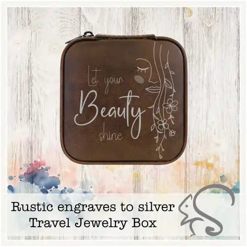 Leatherette Travel Jewelry Box {Let your Beauty shine}