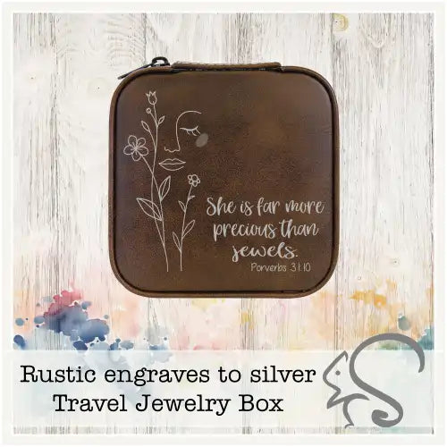 Leatherette Travel Jewelry Box {More Precious than Jewels}