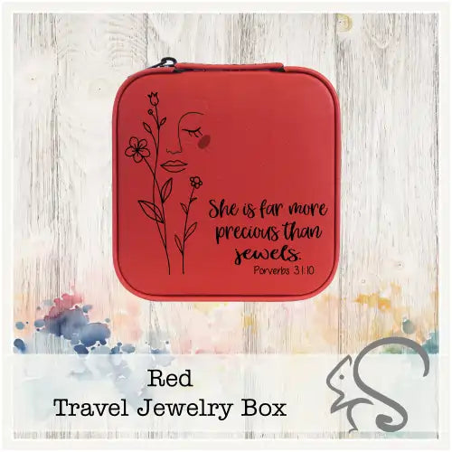 Leatherette Travel Jewelry Box {More Precious than Jewels}