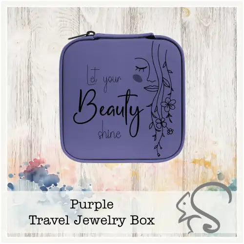 Leatherette Travel Jewelry Box {Let your Beauty shine}