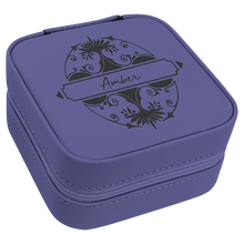 Load image into Gallery viewer, Leatherette Travel Jewelry Box {More precious than jewels}