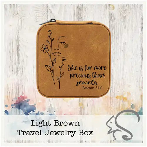 Leatherette Travel Jewelry Box {More Precious than Jewels}