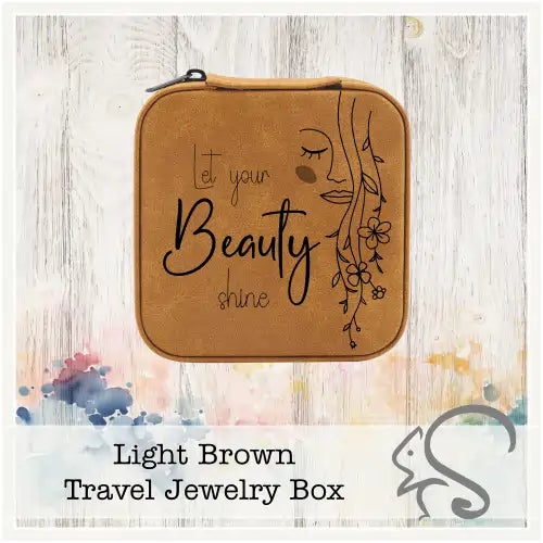 Leatherette Travel Jewelry Box {Let your Beauty shine}