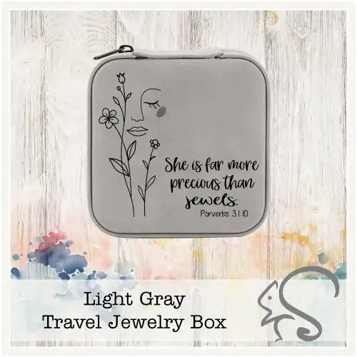 Leatherette Travel Jewelry Box {More Precious than Jewels}