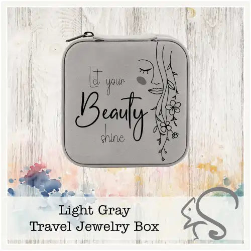 Leatherette Travel Jewelry Box {Let your Beauty shine}