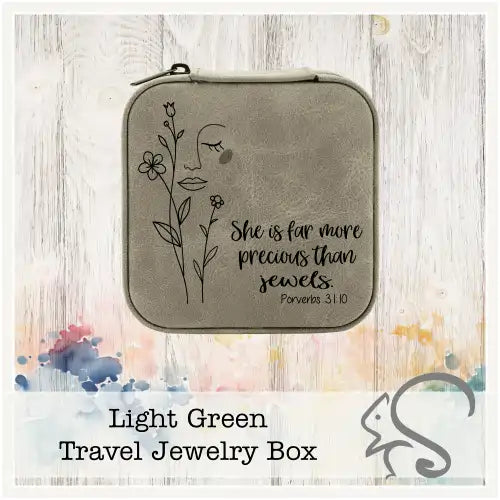 Leatherette Travel Jewelry Box {More Precious than Jewels}