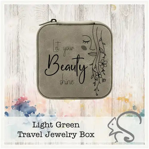 Leatherette Travel Jewelry Box {Let your Beauty shine}