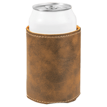 Load image into Gallery viewer, Leatherette Can Cooler