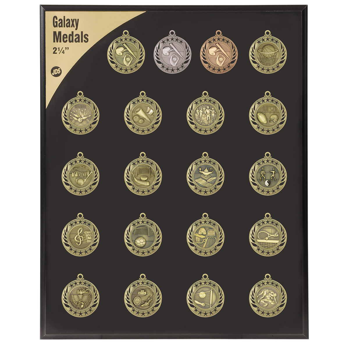 2 1/4"Galaxy Sports Medals | Free Engraving
