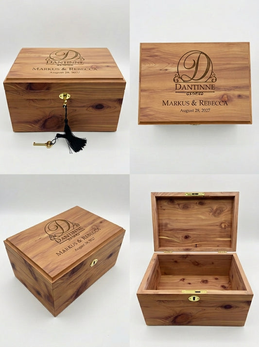 Personalized Cedar Keepsake Box
