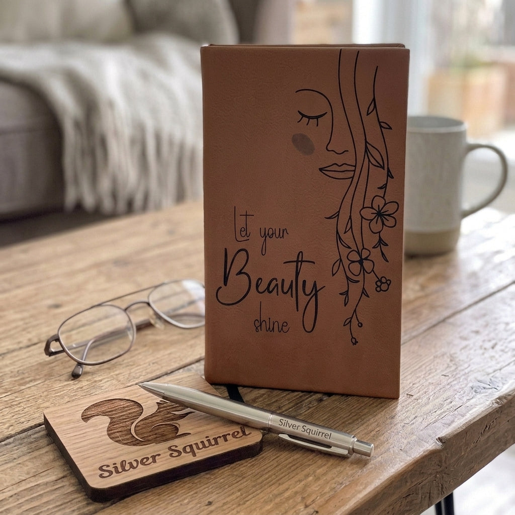 Leatherette Journal {Let Your Beauty Shine}