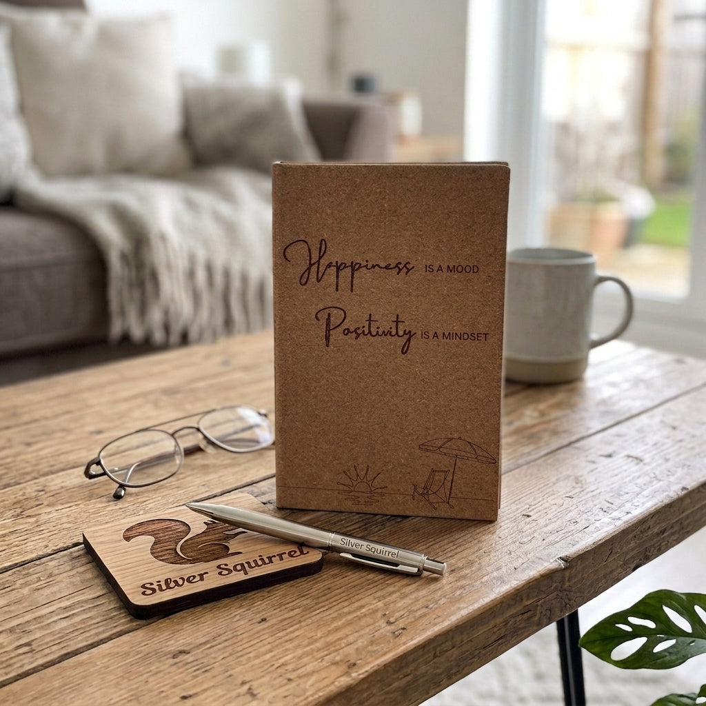 Leatherette Journal {Happiness is a Mood}