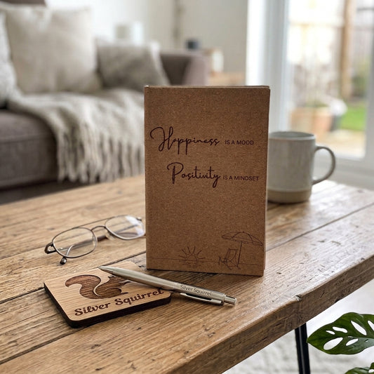 Leatherette Journal {Happiness is a Mood}